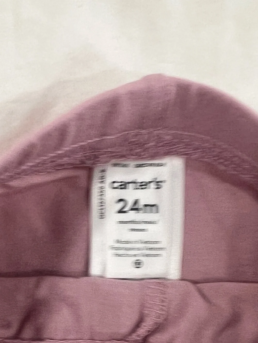 Carter's Pink Plaid Shacket with Mauve Leggings - Picture 5 of 5